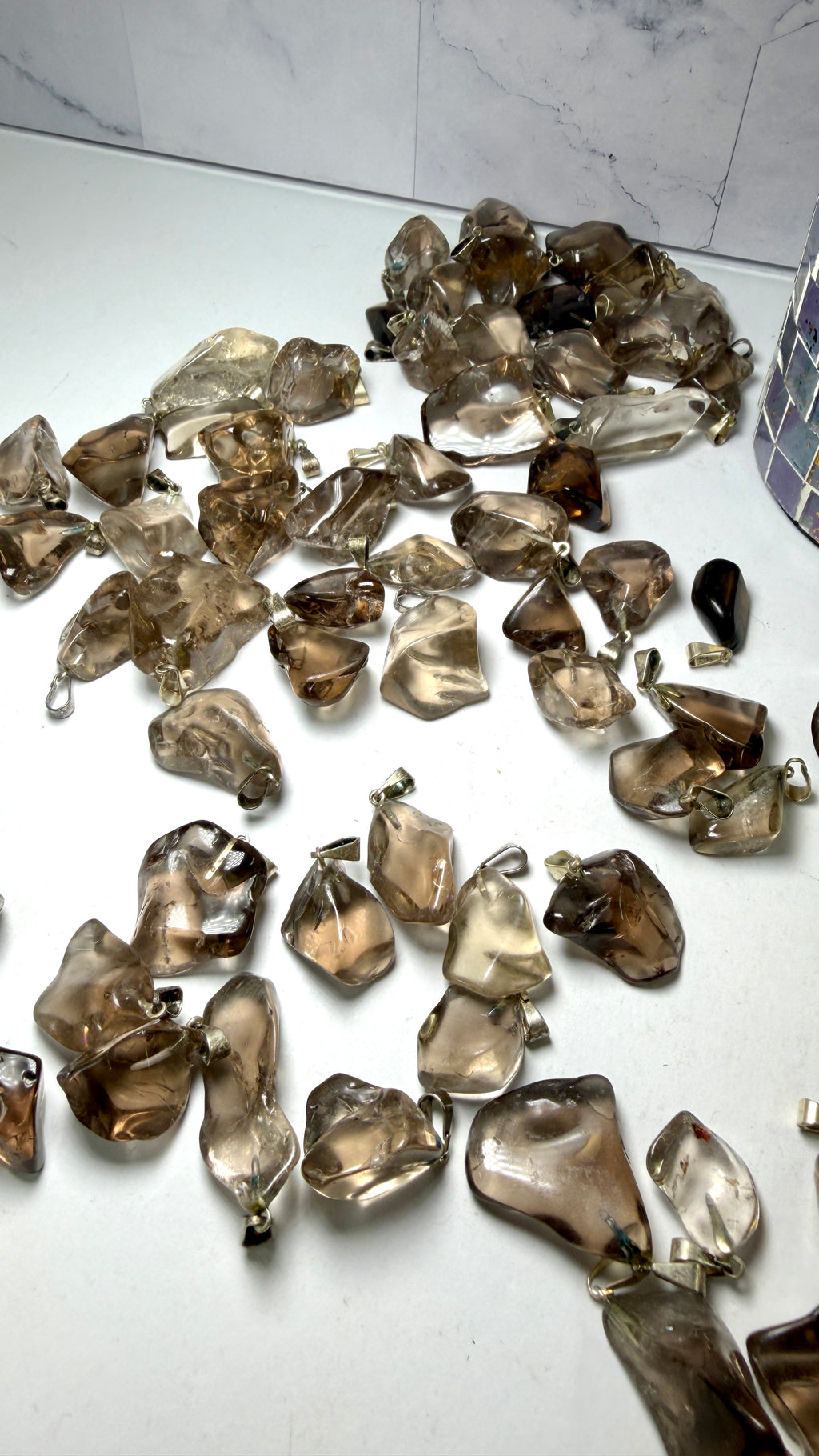 Smoky Quartz Tumble Pendant