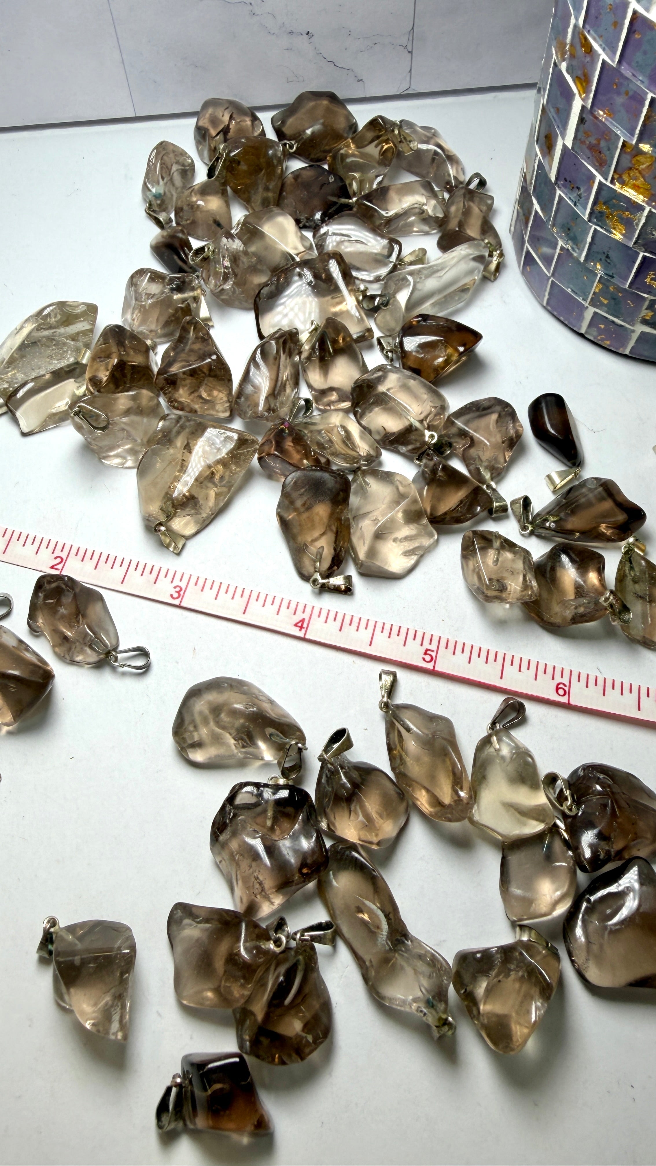 Smoky Quartz Tumble Pendant
