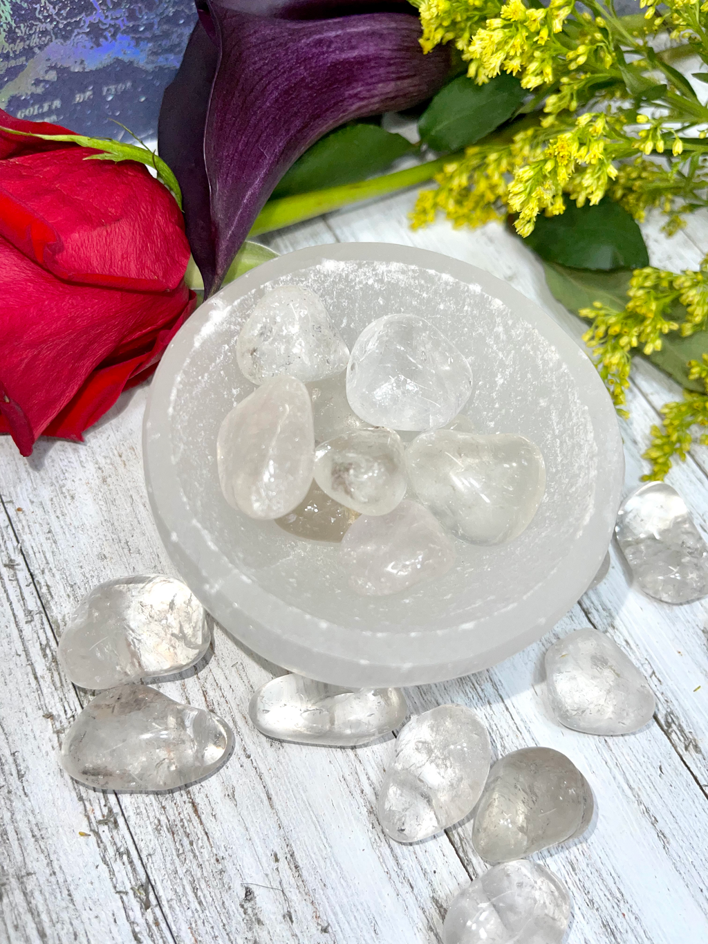 Clear Quartz Tumbles