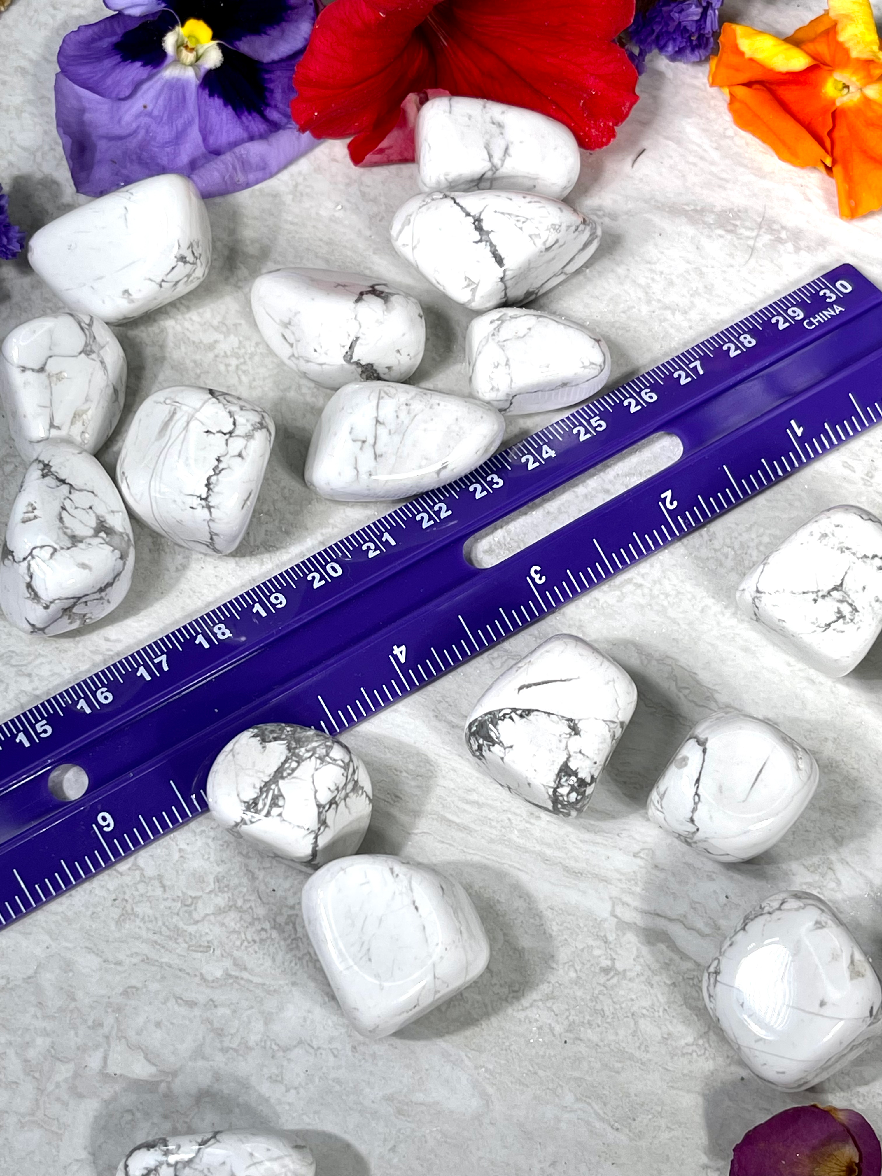 Howlite Tumbles | Tumbles for Anti-Anxiety, Sleep, Peace