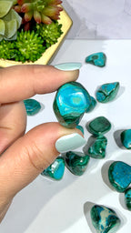 Malachite with Chrysocolla Tumble ("Malachola")