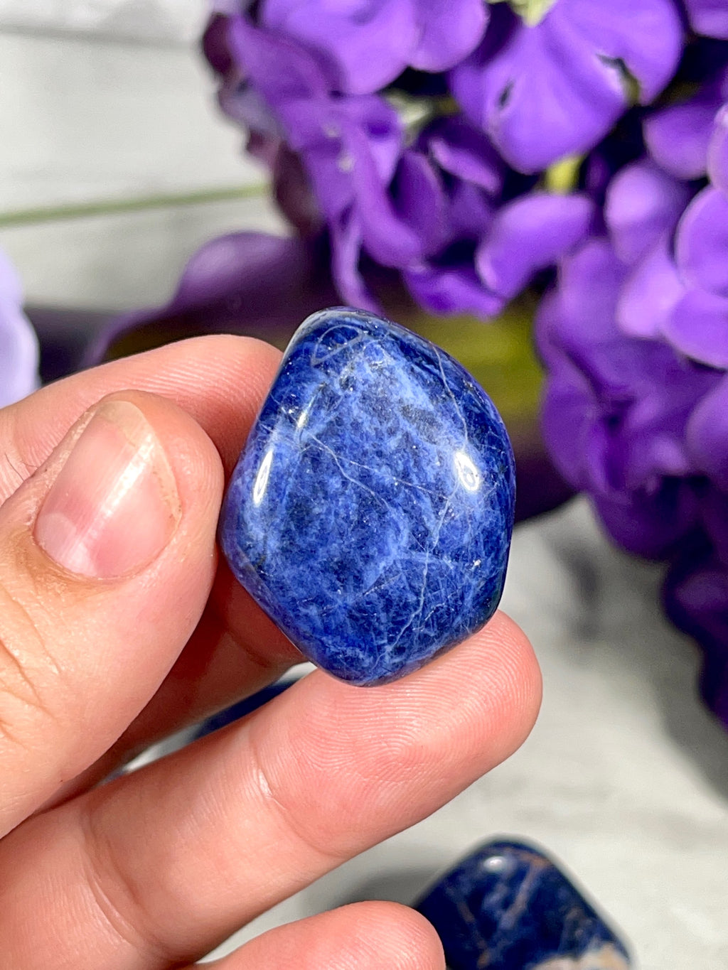Sodalite Tumbles | Throat Chakra
