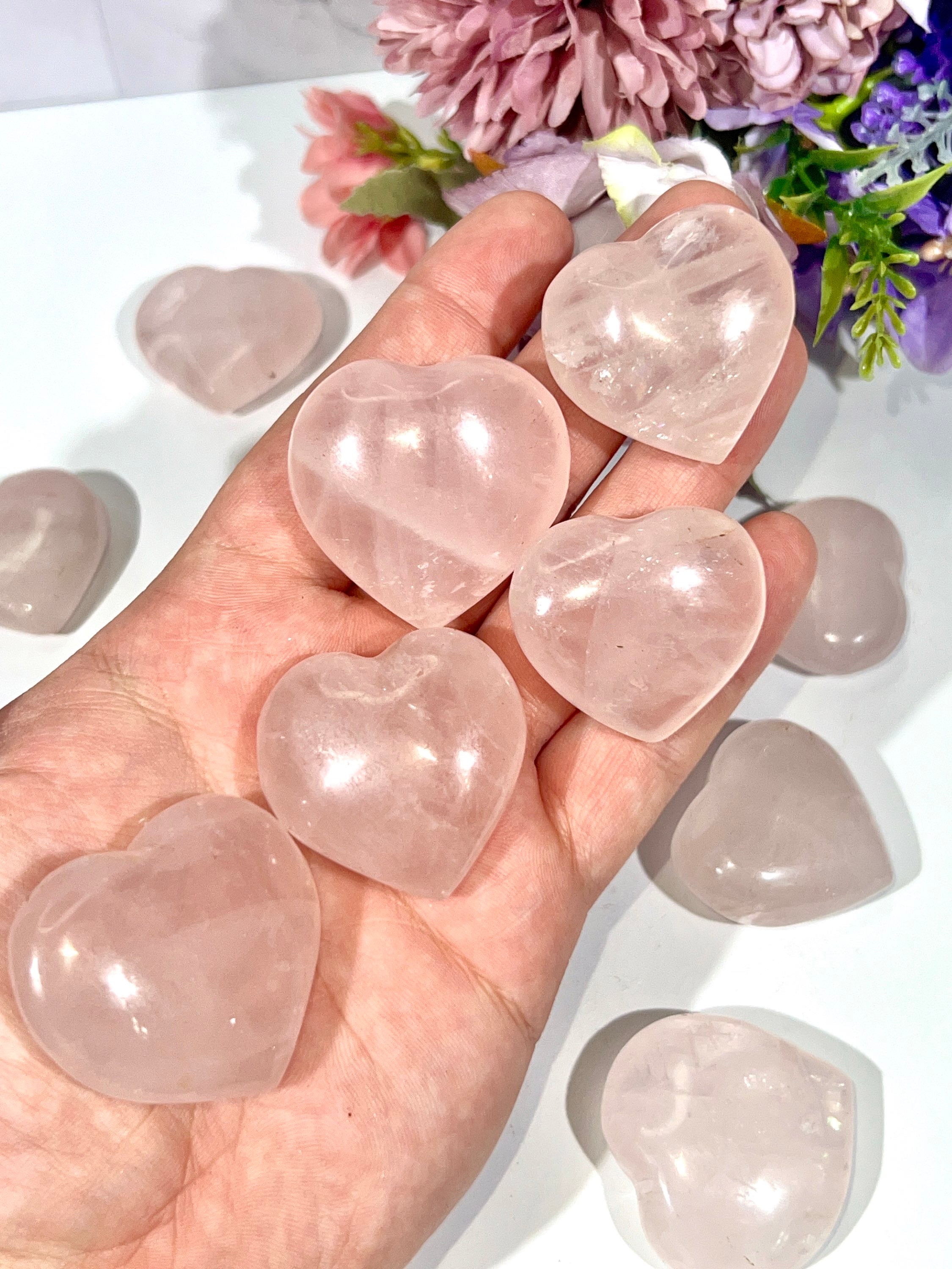 Rose Quartz Heart