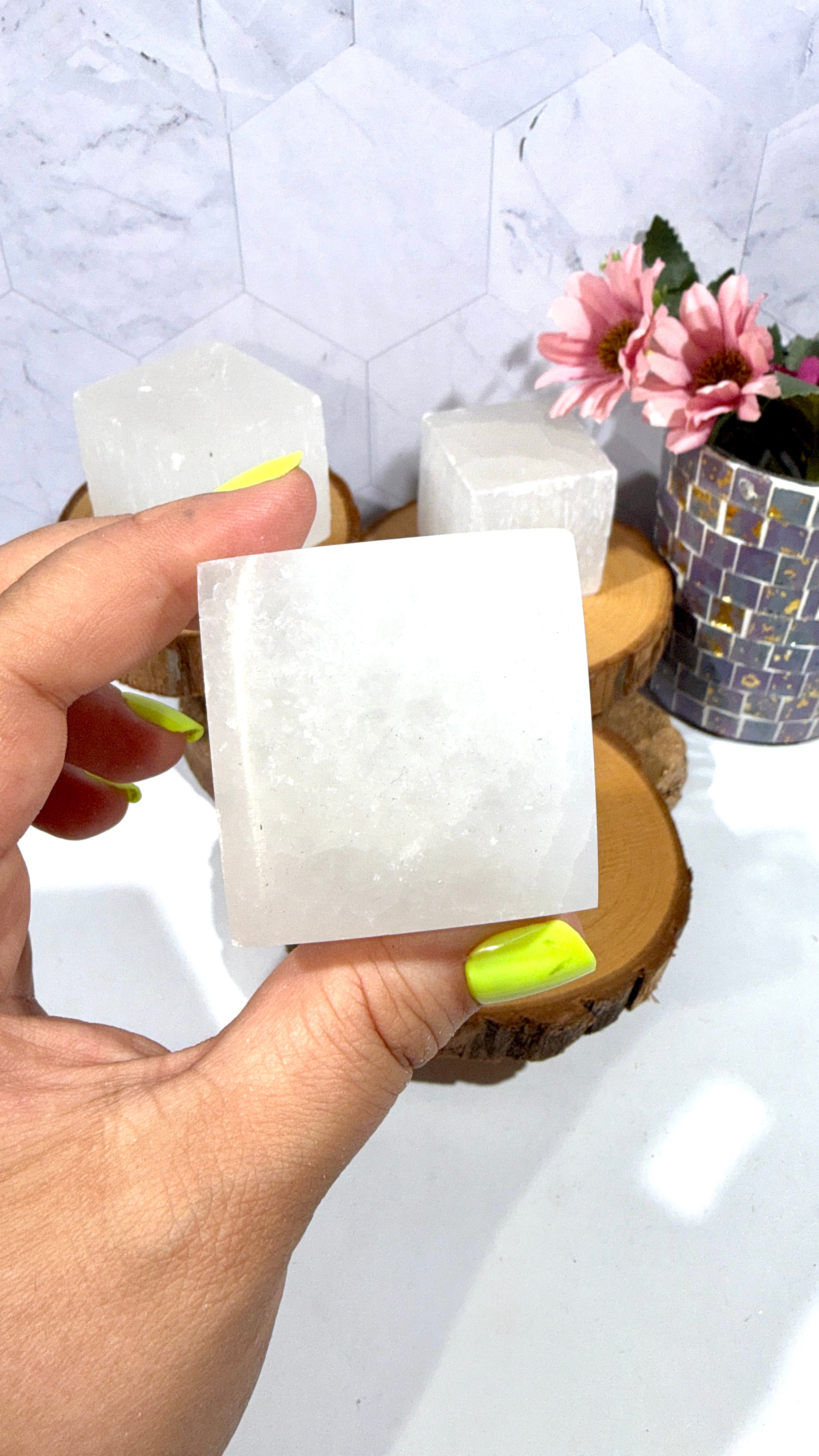 Selenite Cube 1.5 Inches