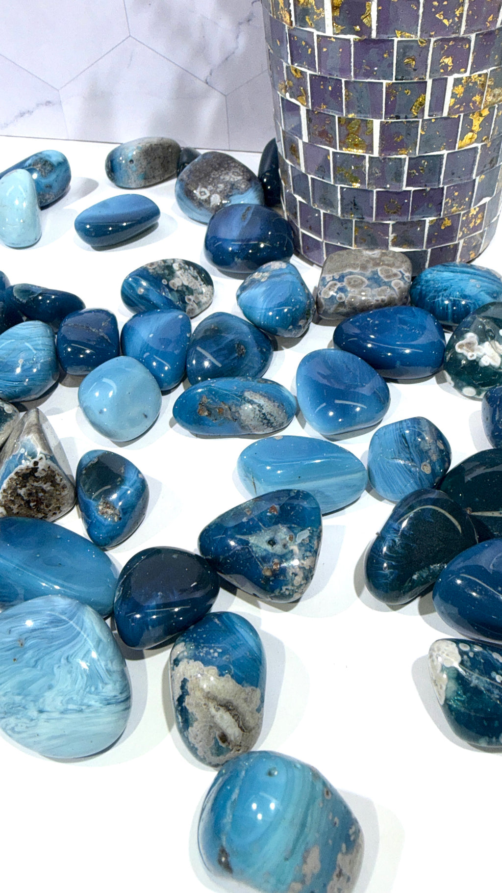 Swedish Blue Stone Tumble