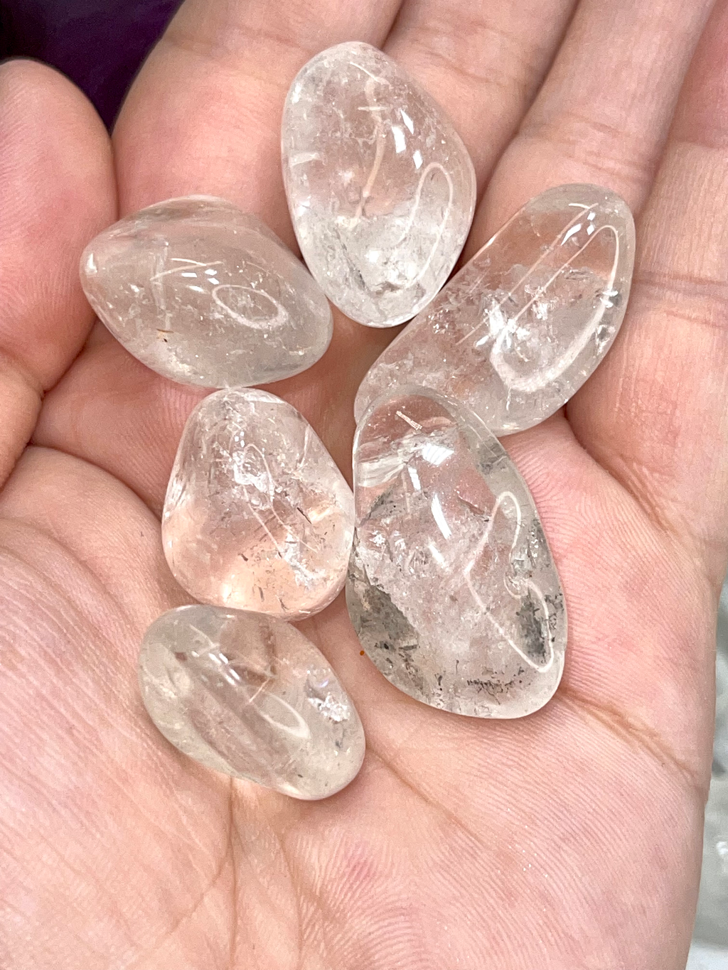 Clear Quartz Tumbles