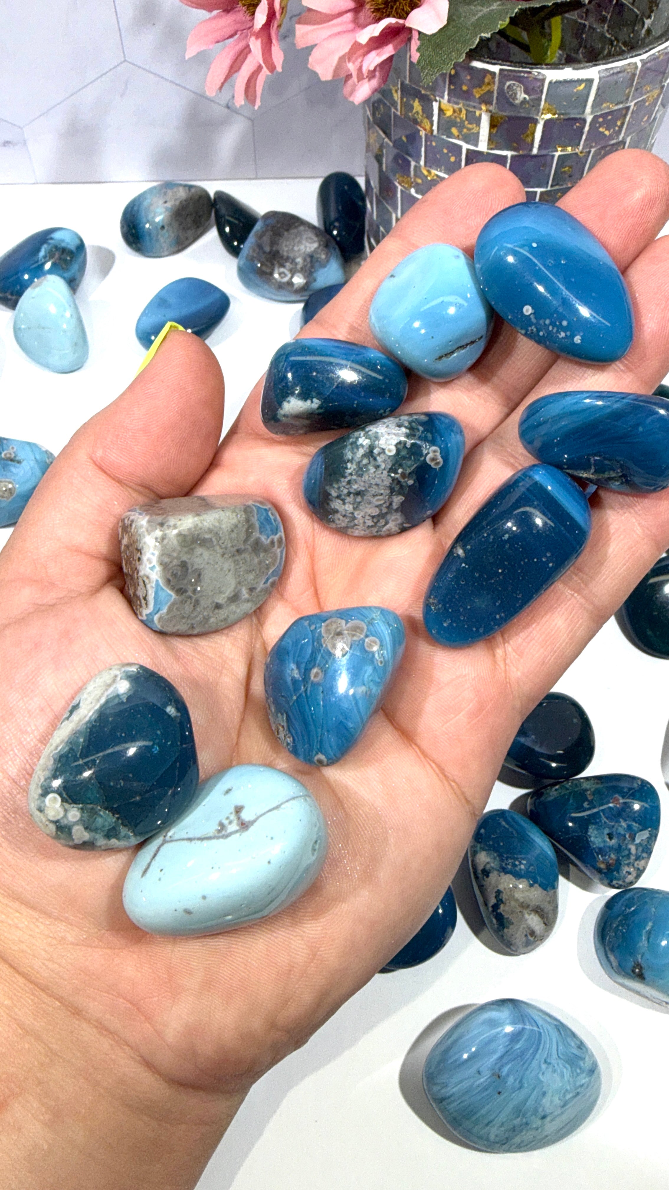 Swedish Blue Stone Tumble