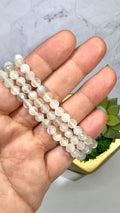 5mm Faceted Moonstone Bracelet