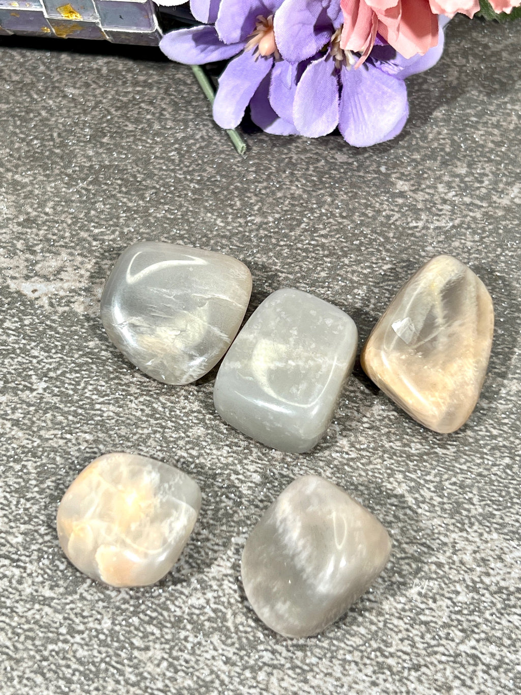 Black Moonstone Tumble