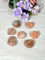 Hematoid "Fire" Quartz Heart