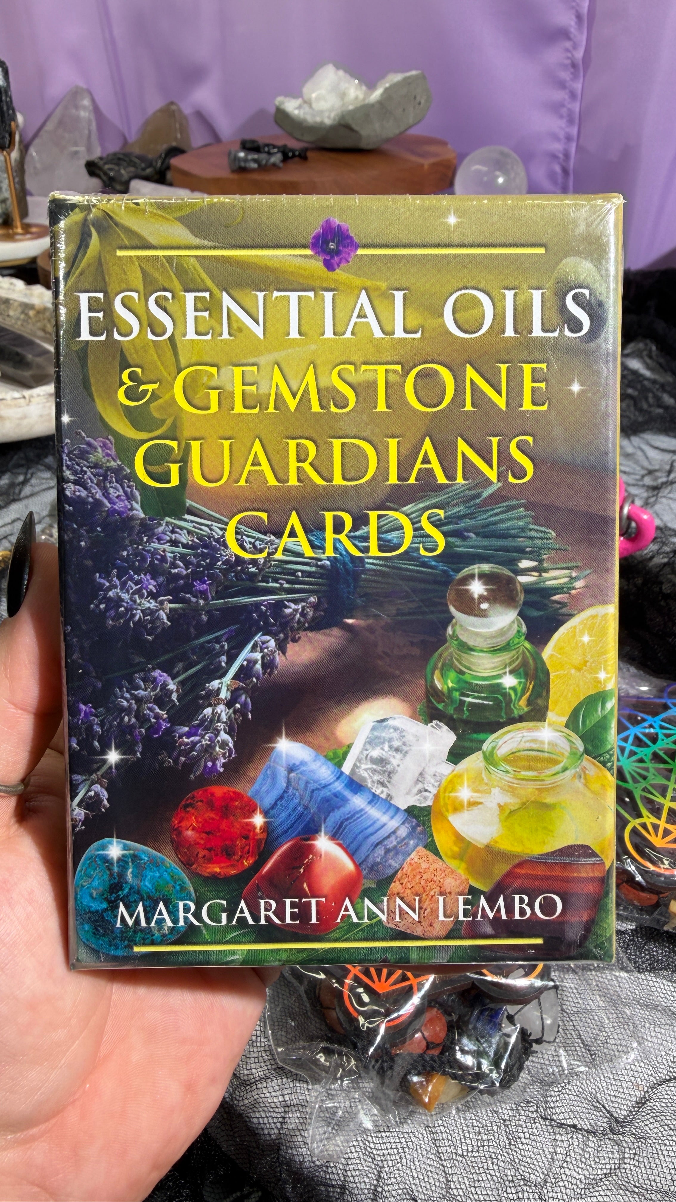 Essential Oils & Gemstone Guardians Oracle Deck
