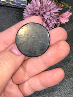 Shungite Round Cellphone Sticker | Crystals to Block EMFs