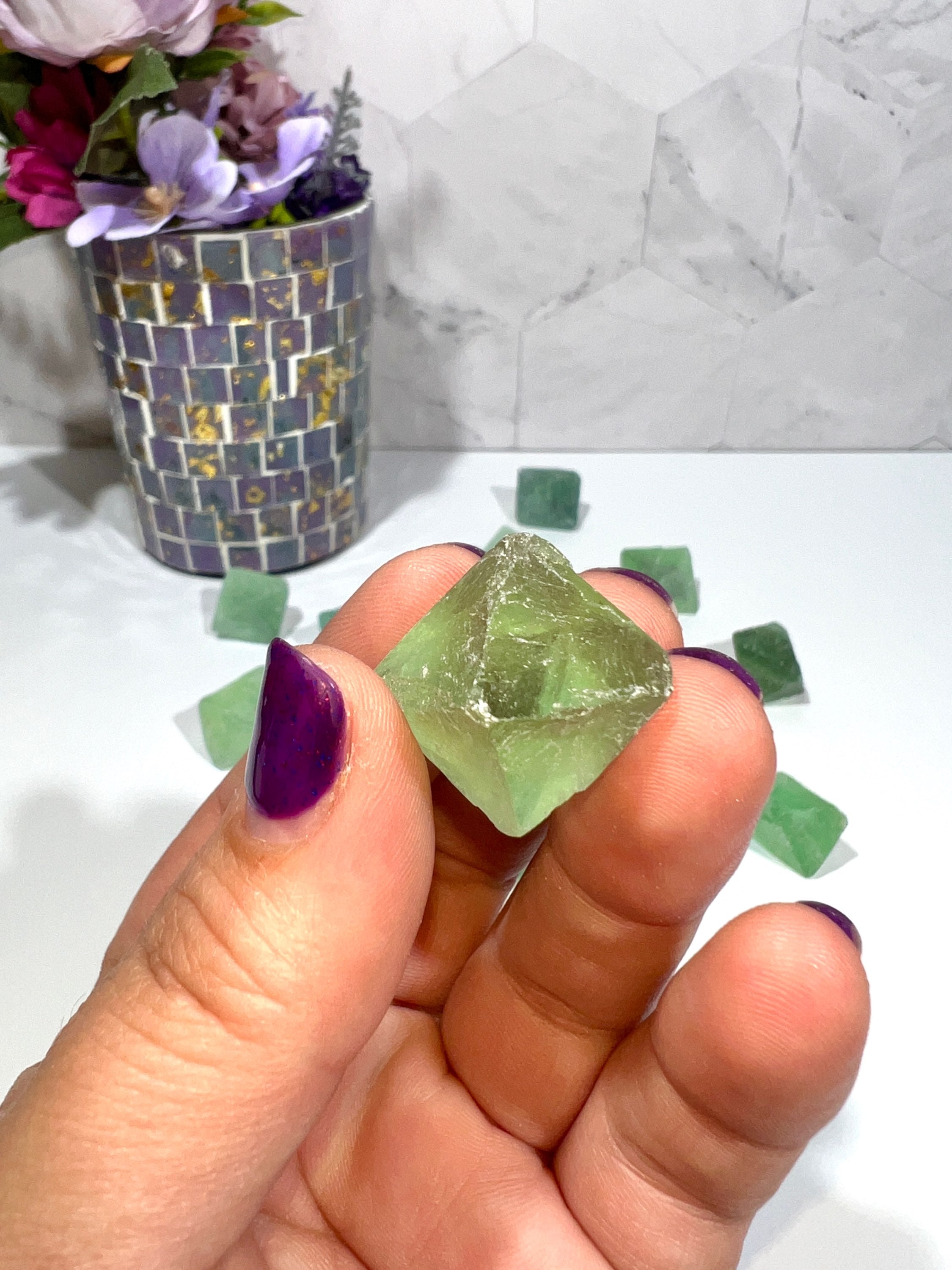 Fluorite Octahedron