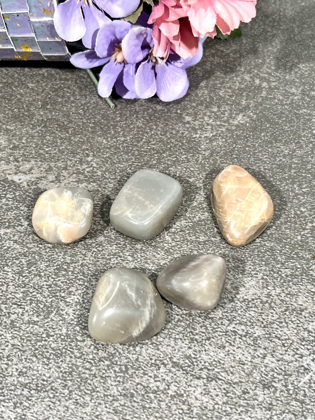 Black Moonstone Tumble