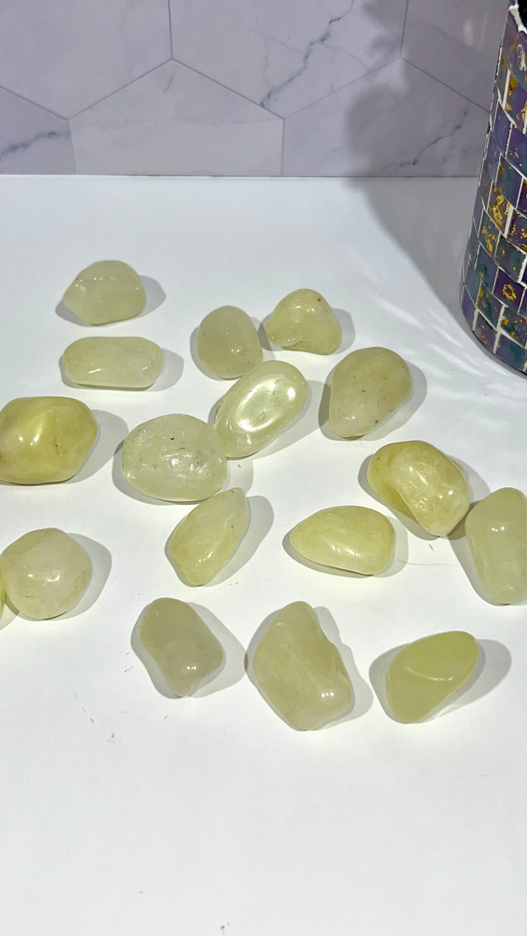 Sulfur Quartz Tumble