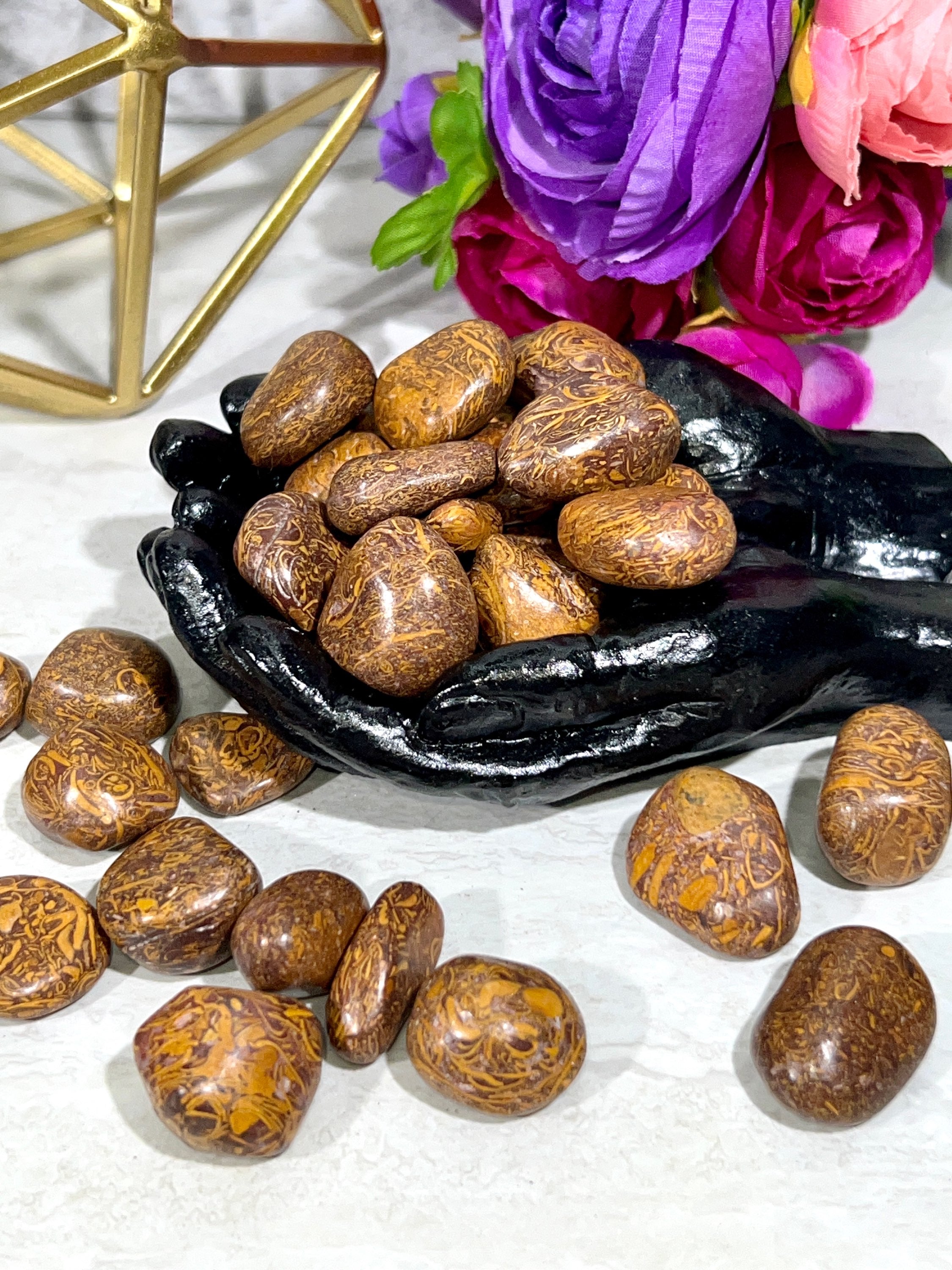 Calligraphy Stone Tumbles | Miriam Jasper | Elephant Stone