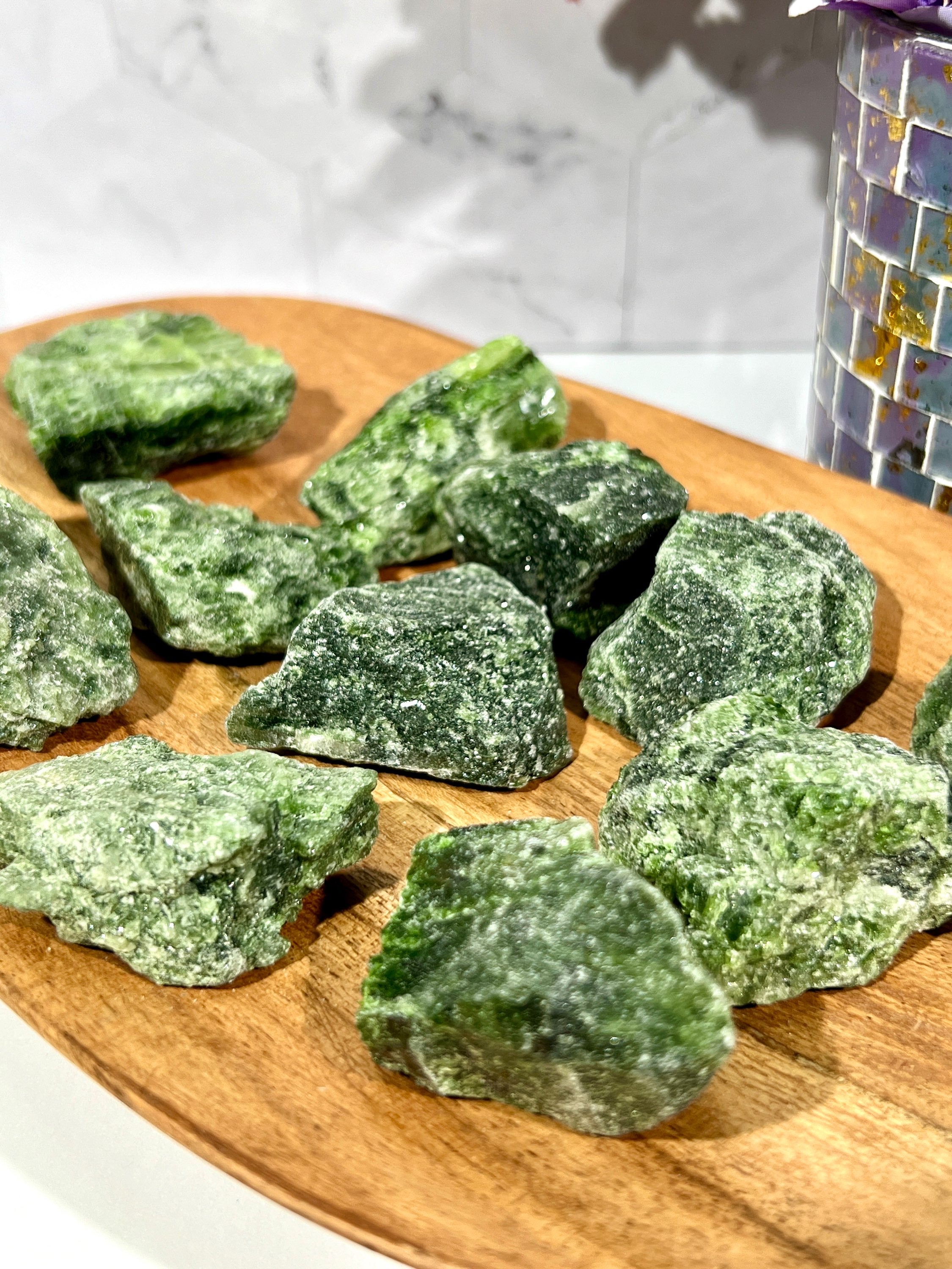 Chrome Diopside Raw/Natural Chunk