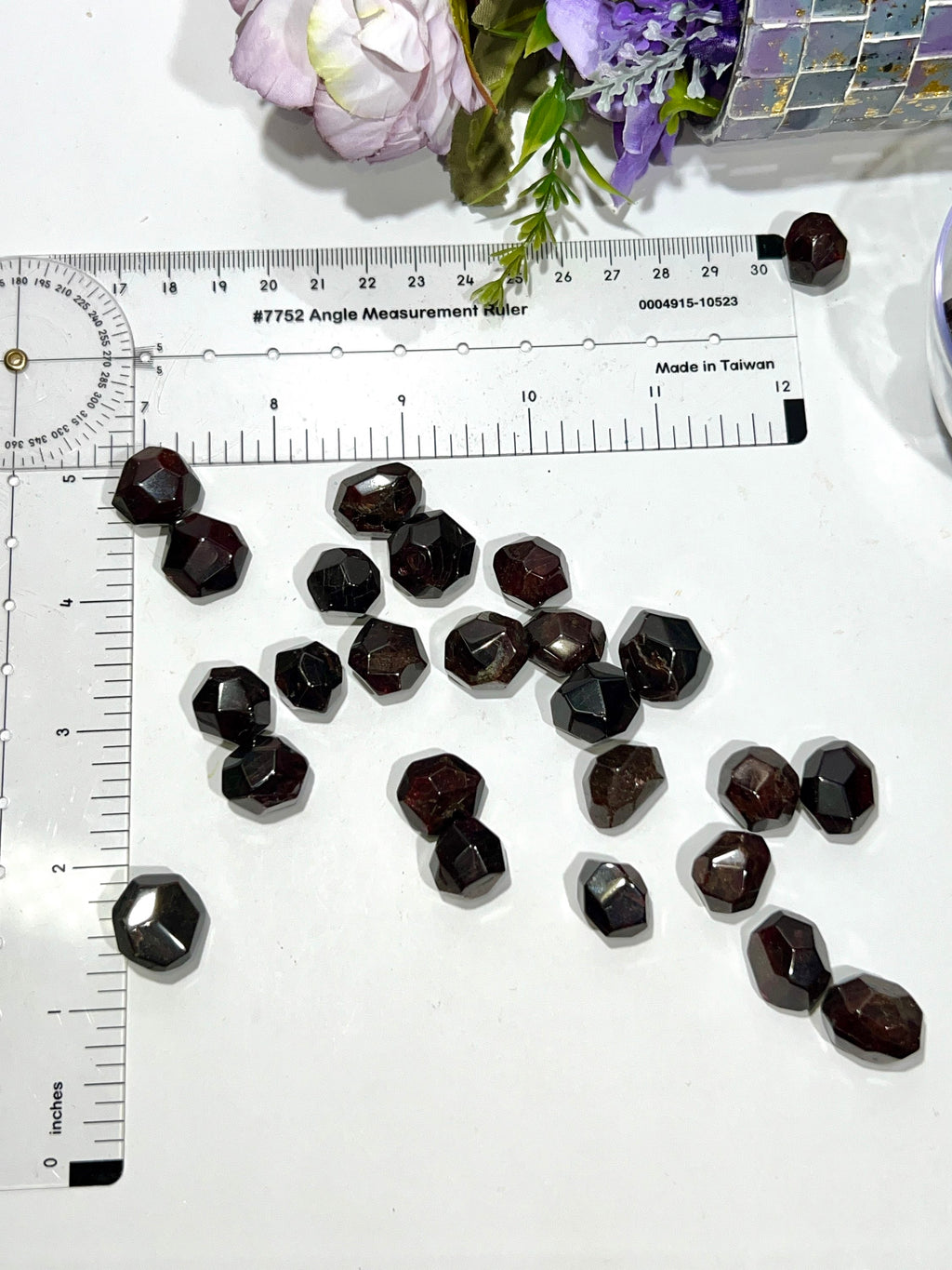 Faceted Garnet