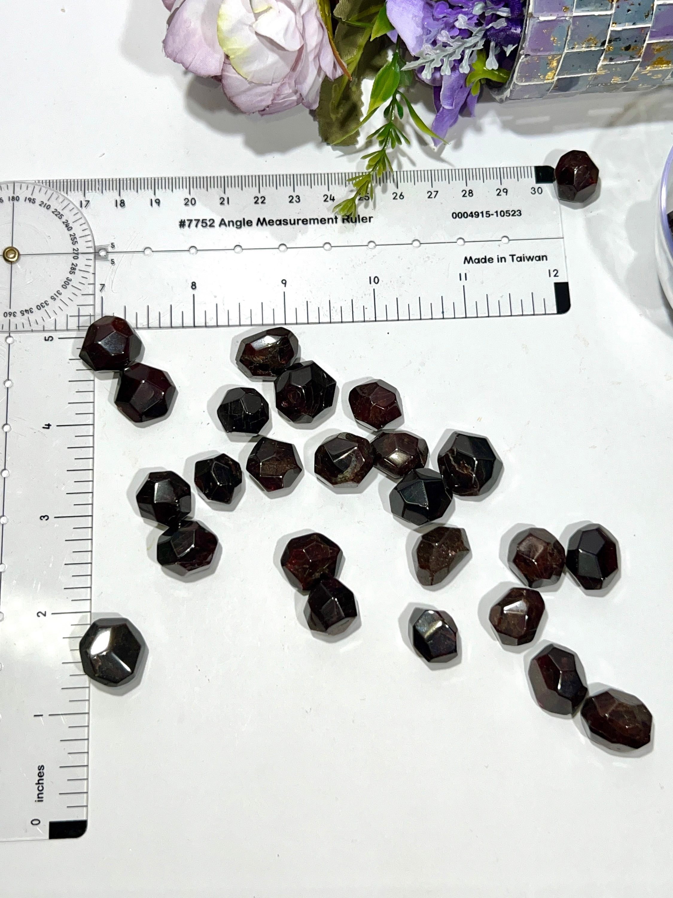 Faceted Garnet