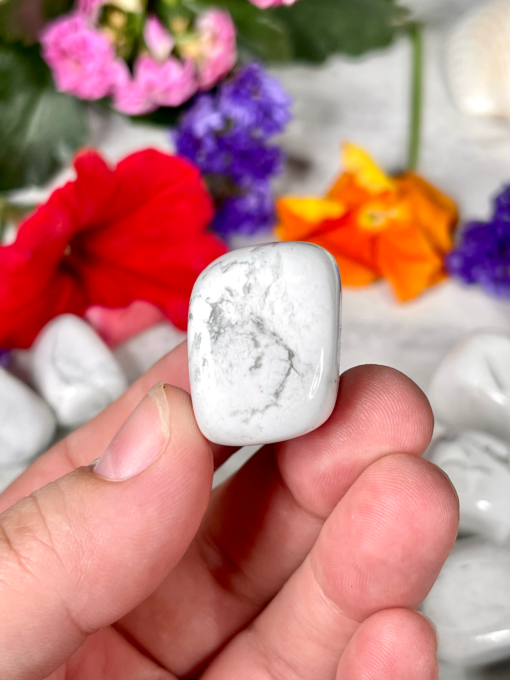 Howlite Tumbles | Tumbles for Anti-Anxiety, Sleep, Peace