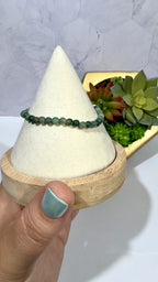 4mm Moss Agate Bracelet