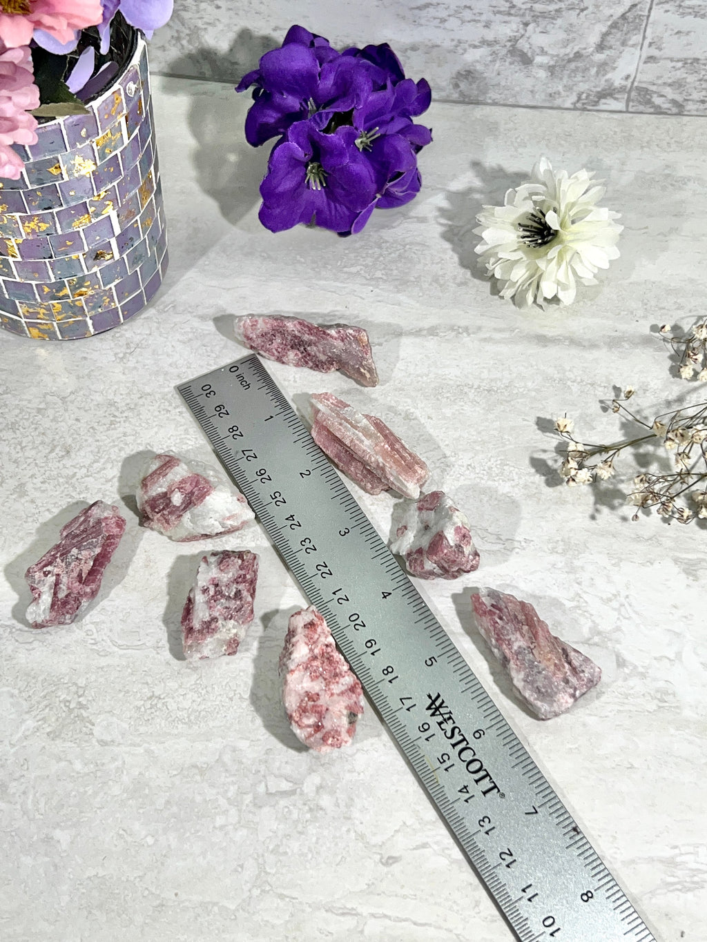 Pink Tourmaline Natural Rough Specimen