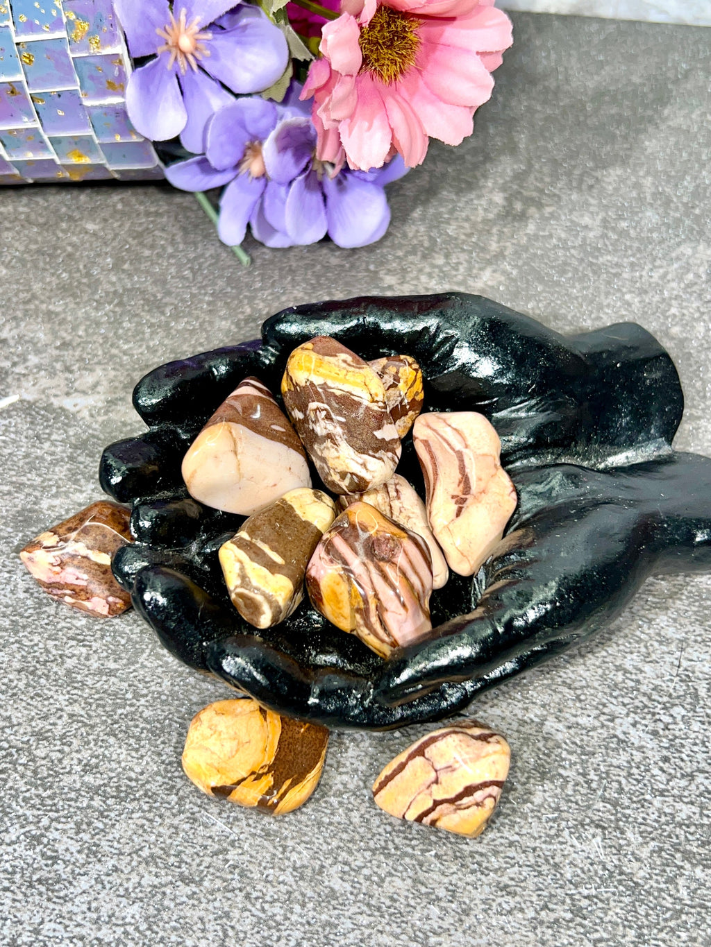 Zebra Jasper Tumble