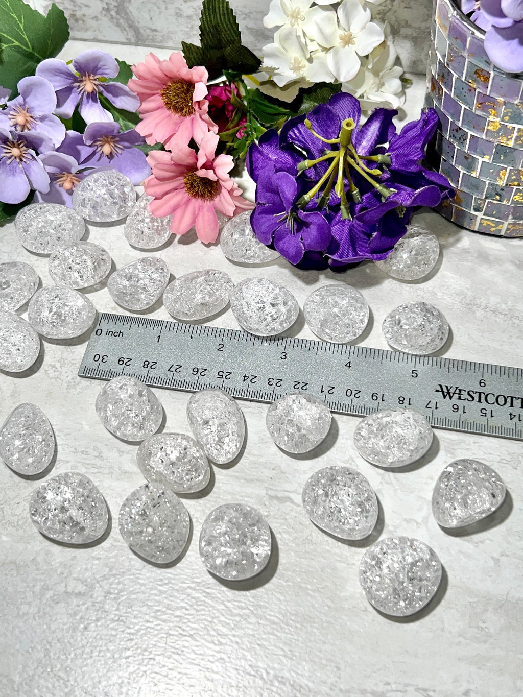 Crackle Quartz Tumble