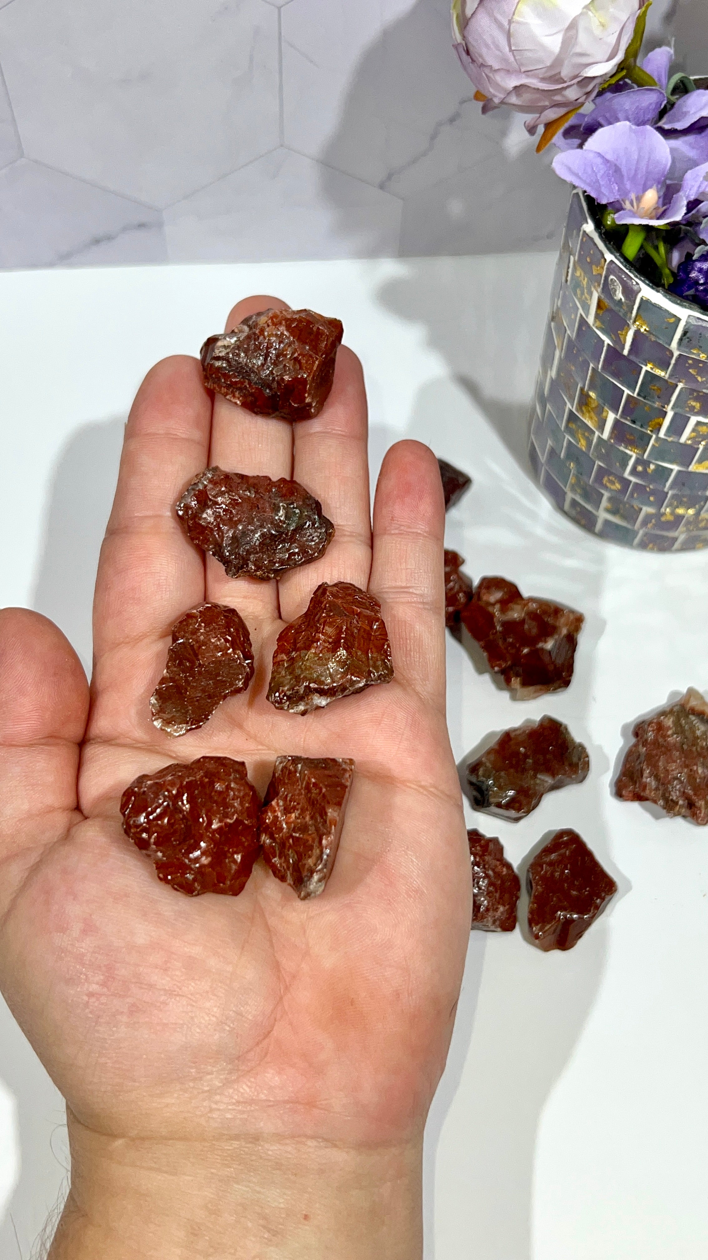 Red Calcite Rough Chunk