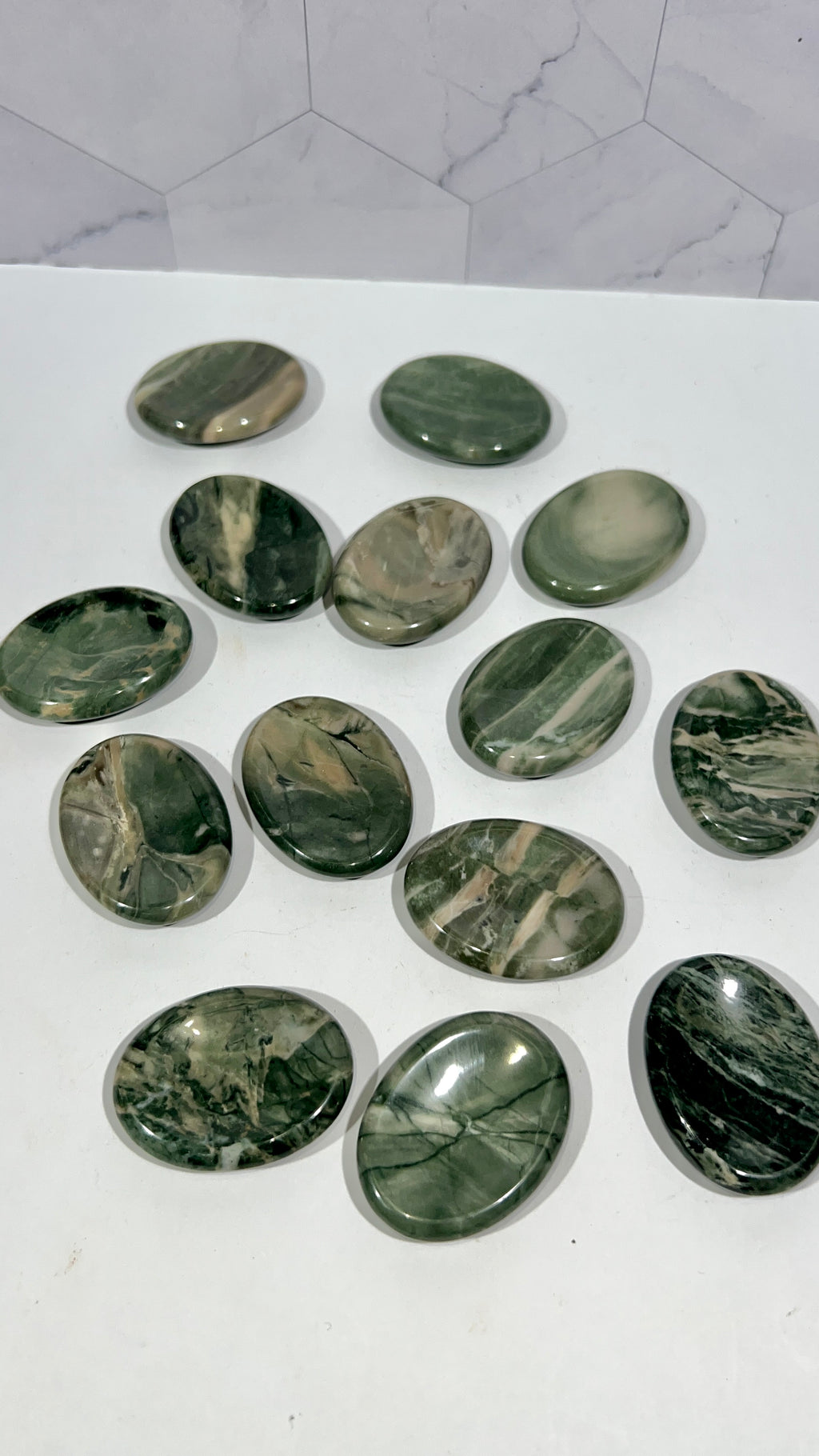 9 Dragon Jade Worry Stone