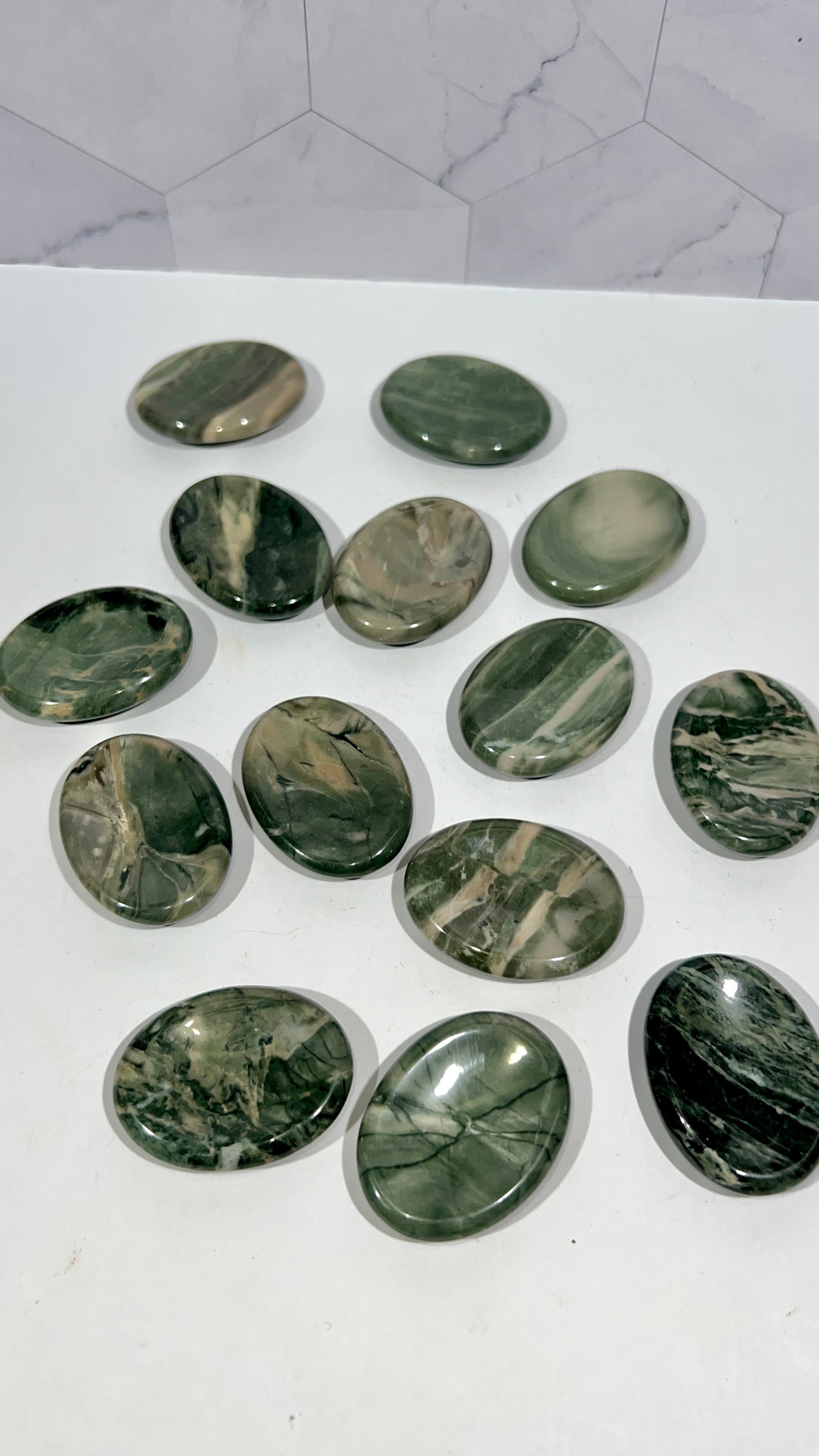 9 Dragon Jade Worry Stone