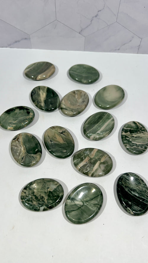 9 Dragon Jade Worry Stone