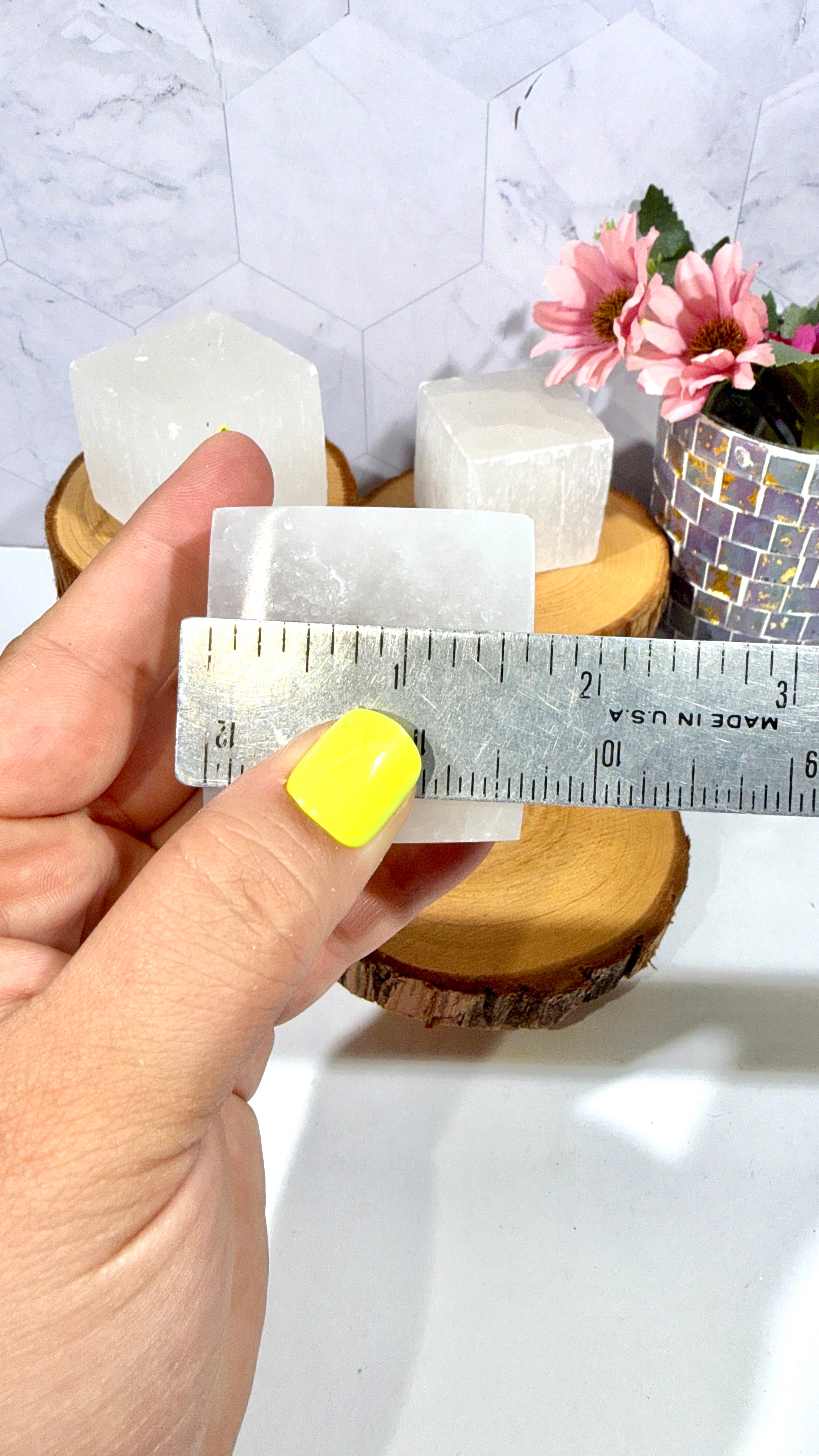 Selenite Cube 1.5 Inches