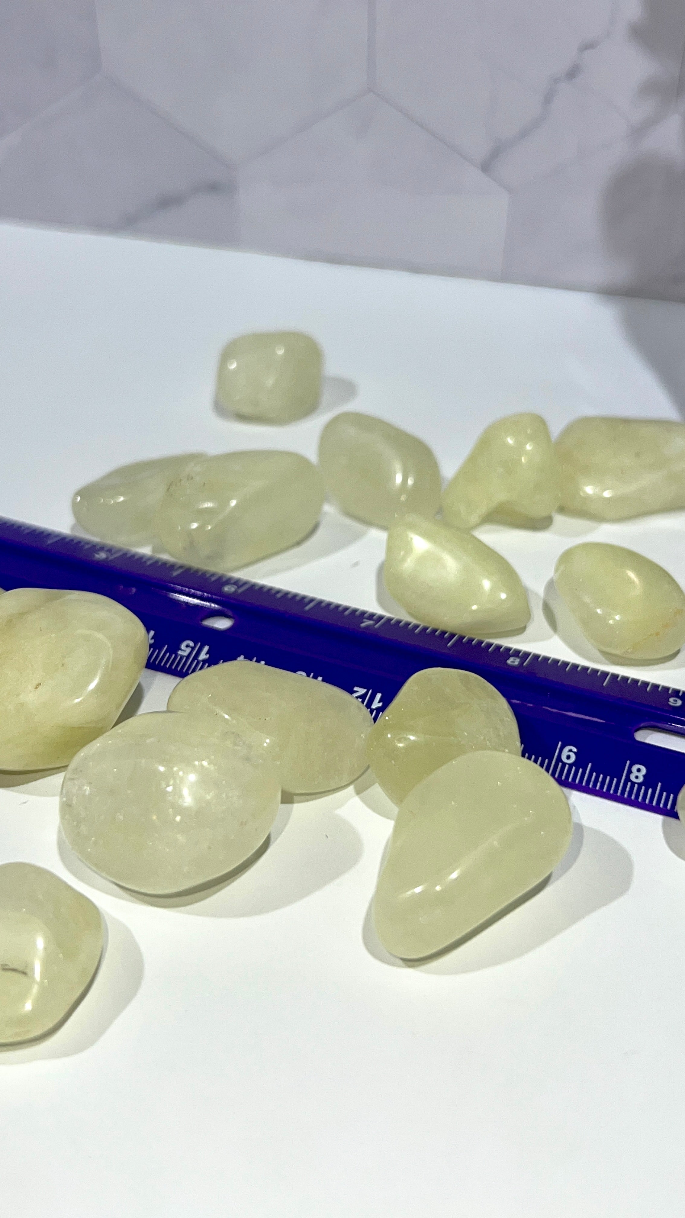 Sulfur Quartz Tumble