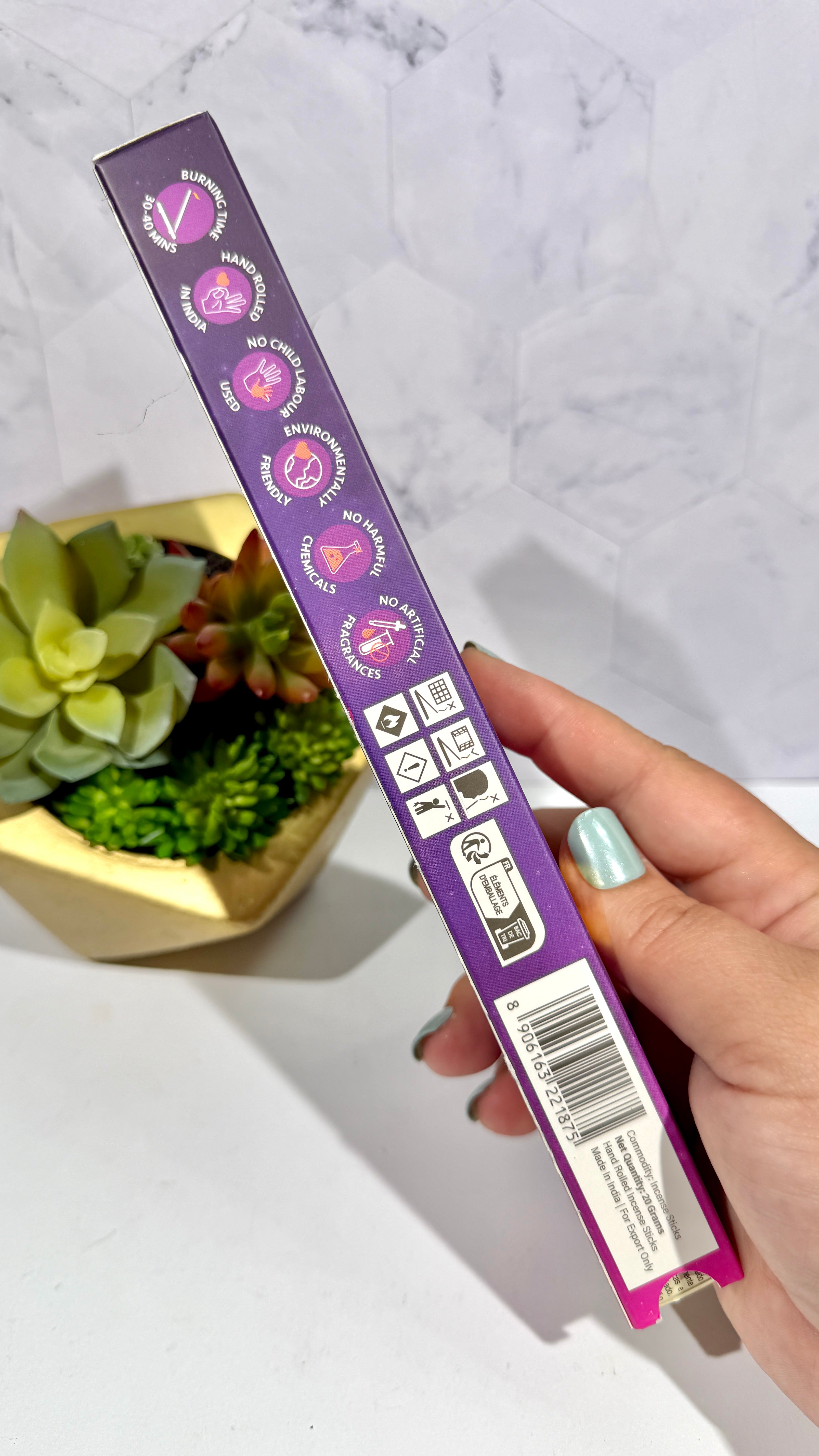 Moon Glitter Incense Sticks - Pack of 10 (Lavender and Night Queen)