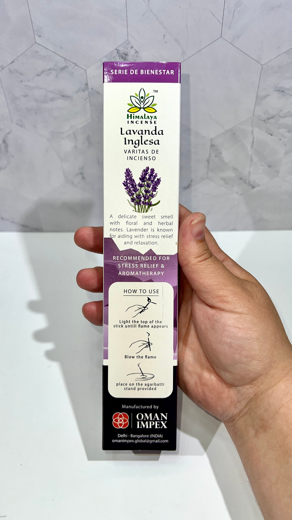 English Lavender Incense - Pack of 10