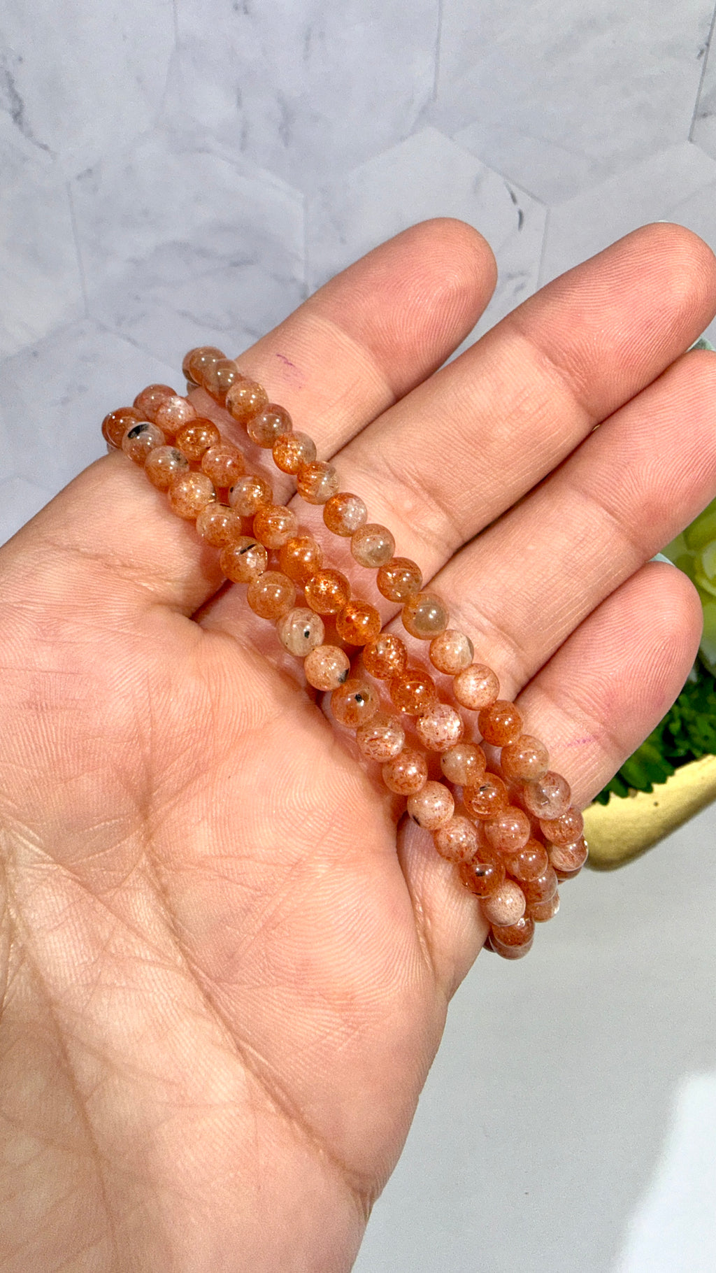 5mm Sunstone Bracelet