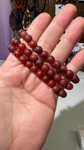 Matte Red Agate 8mm Bracelet