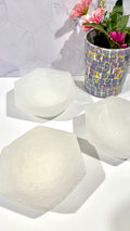Selenite Hexagon Bowl 3.5 Inches