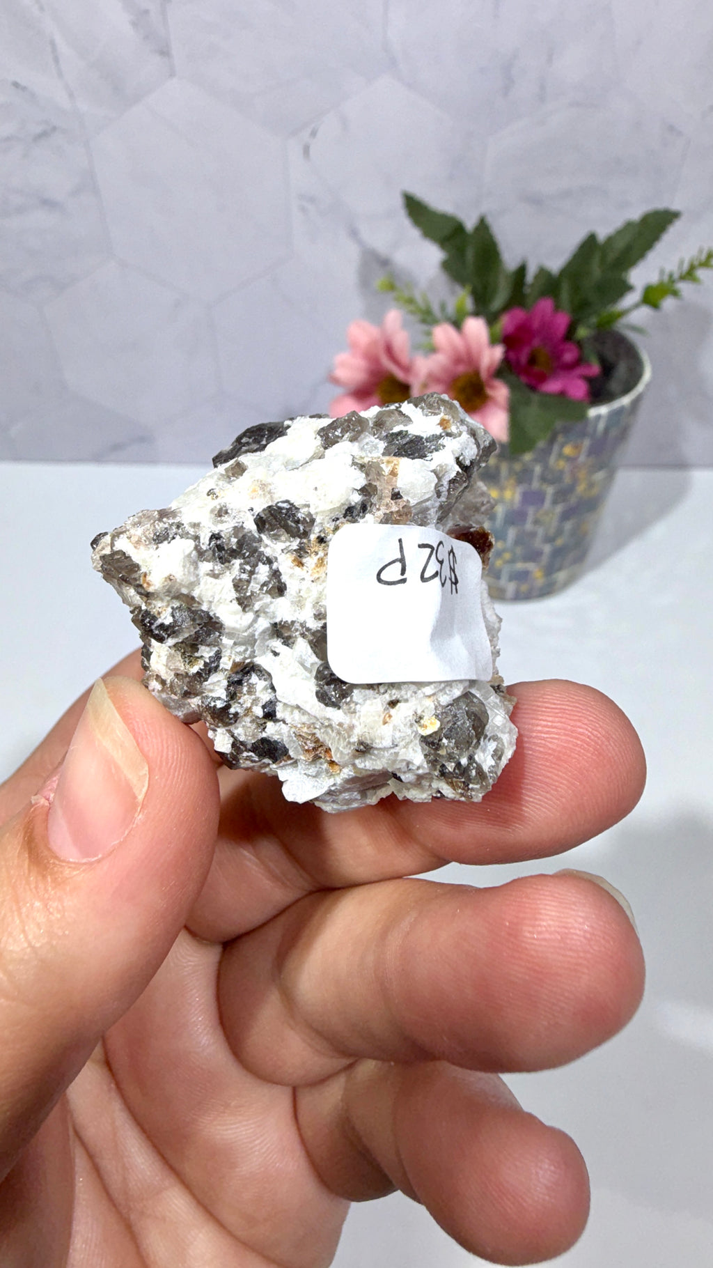 Topaz with Smoky Quartz