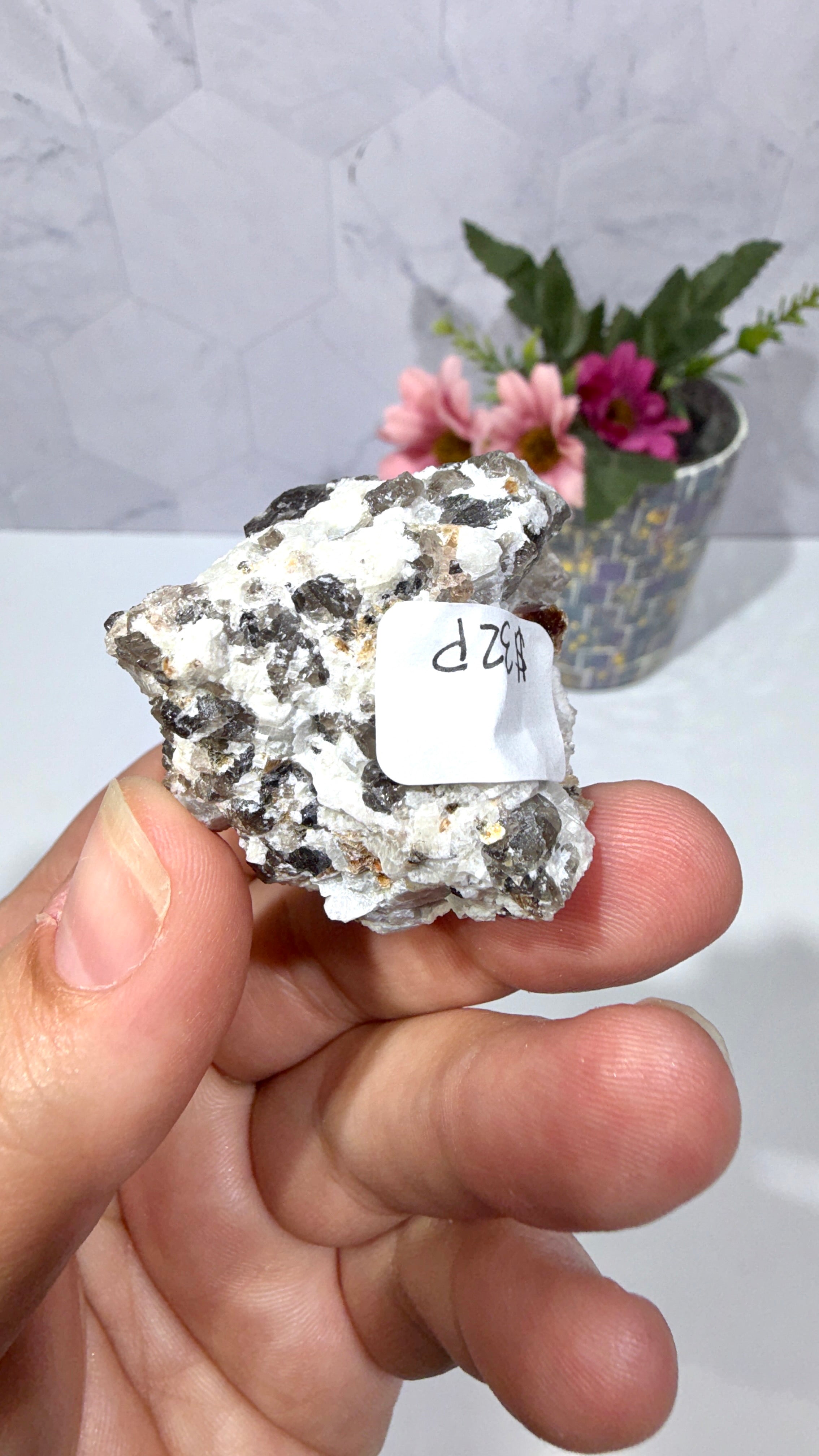Topaz with Smoky Quartz