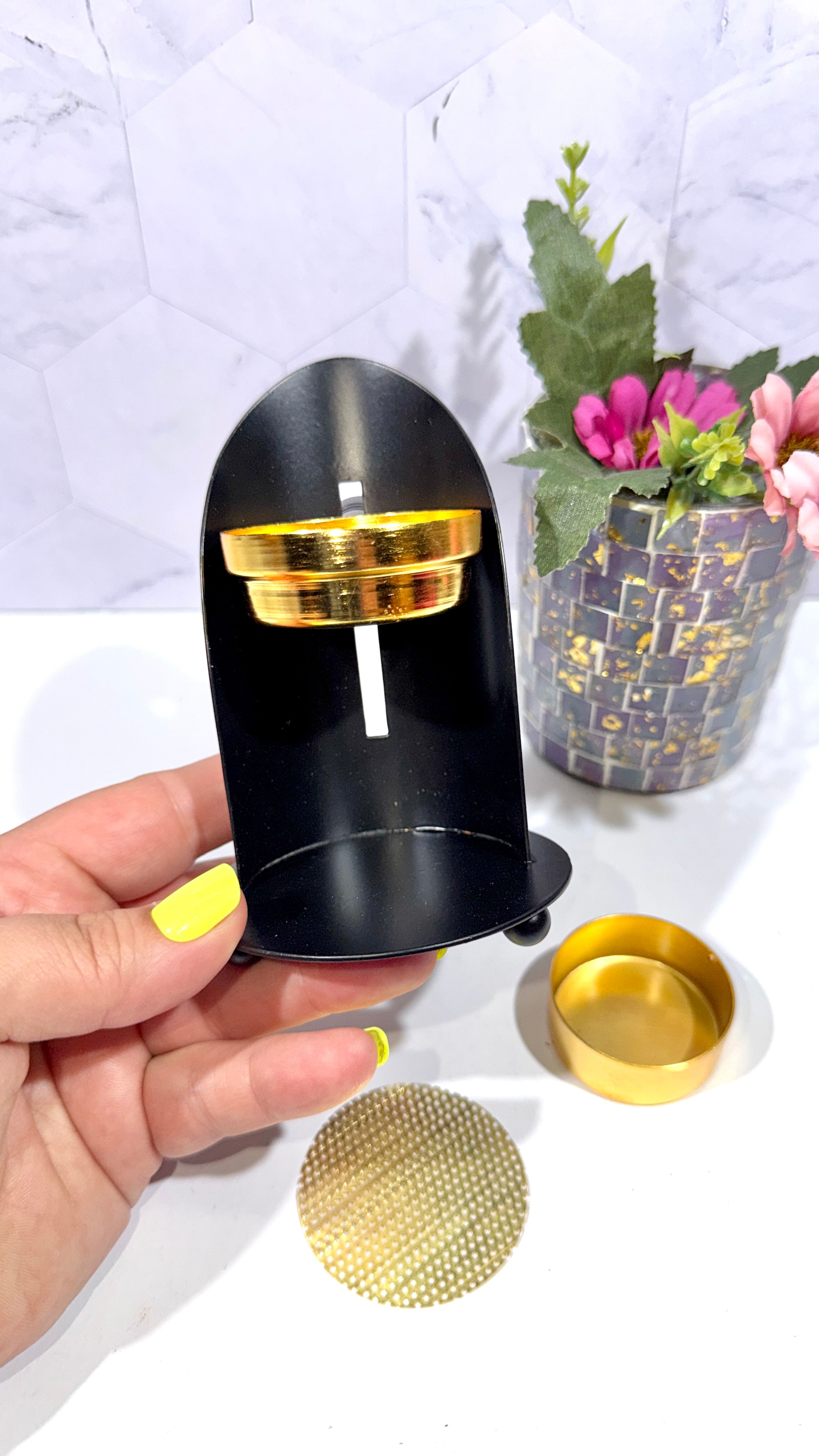 Tea Light Resin Incense Burner