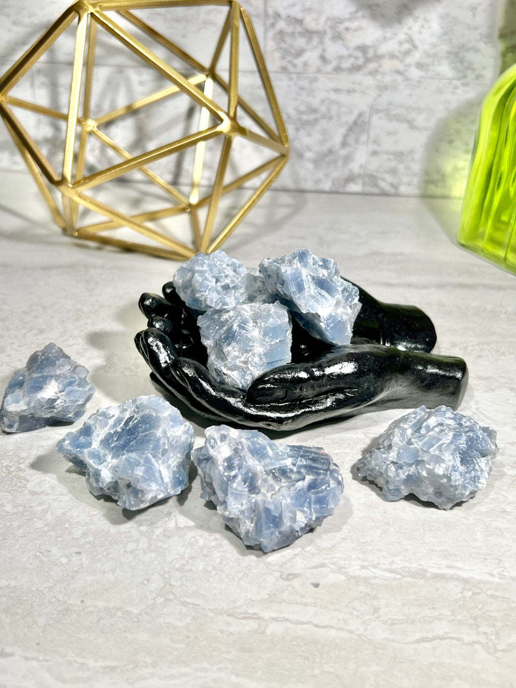 Blue Calcite Natural Chunk