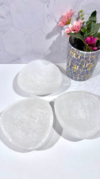 Selenite Free Form Bowl 4 Inches
