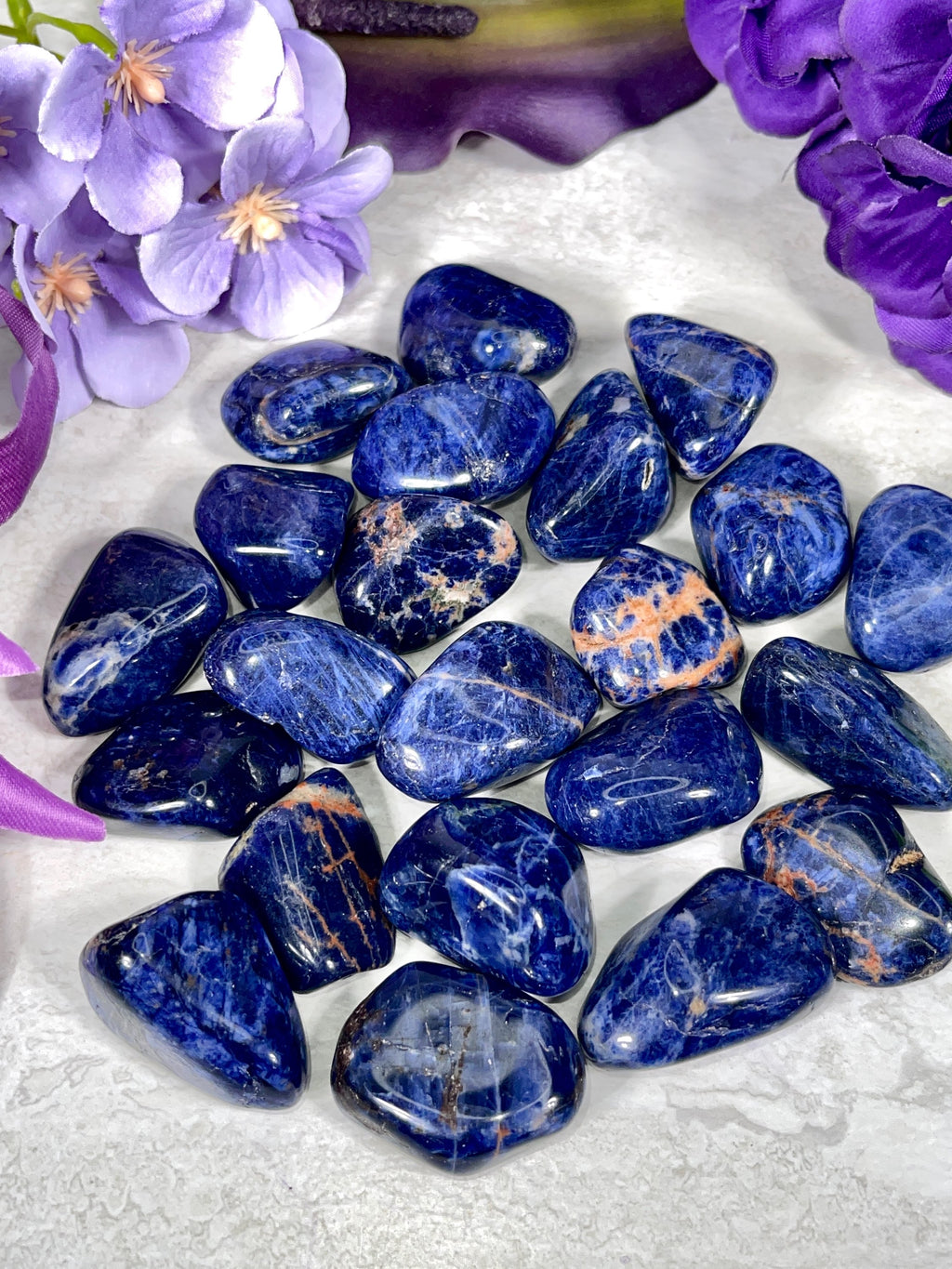 Sodalite Tumbles | Throat Chakra