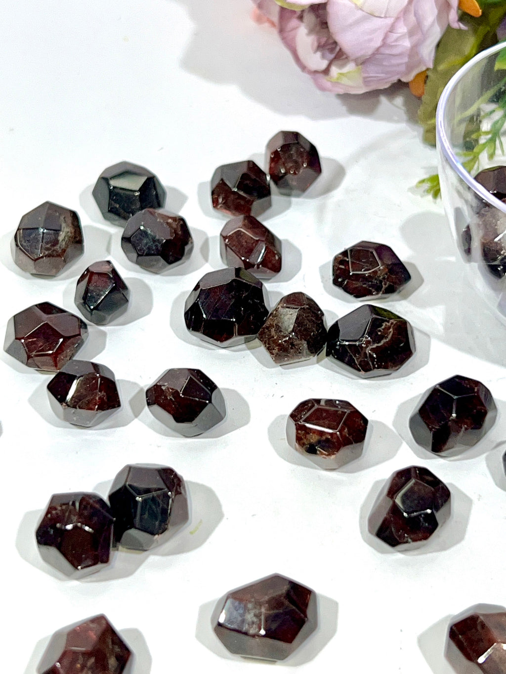 Faceted Garnet