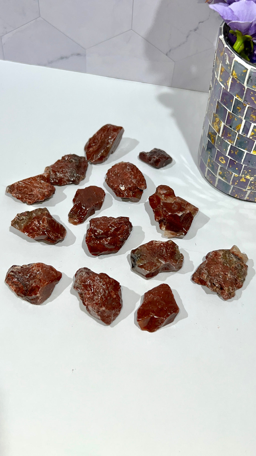 Red Calcite Rough Chunk