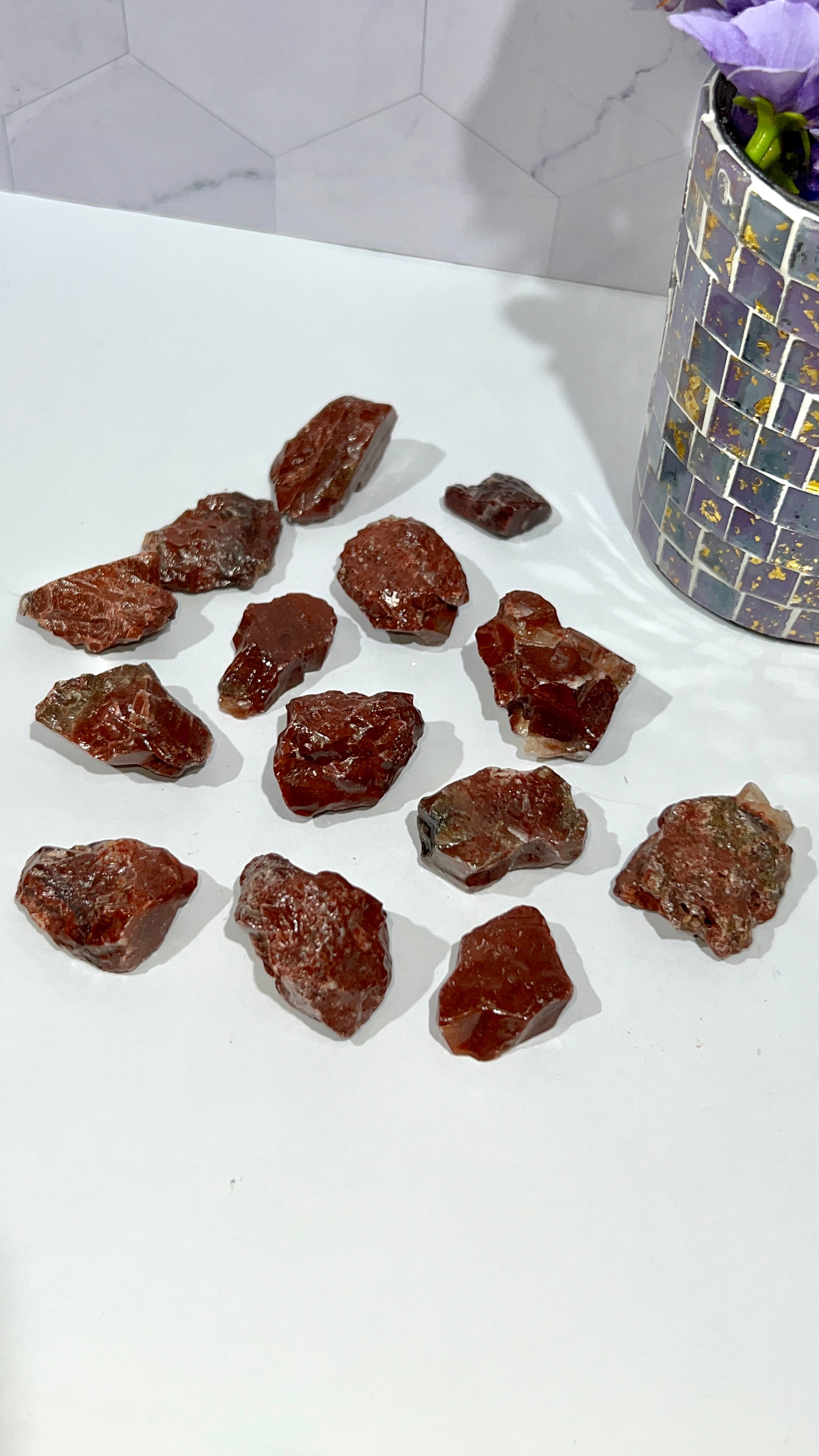 Red Calcite Rough Chunk