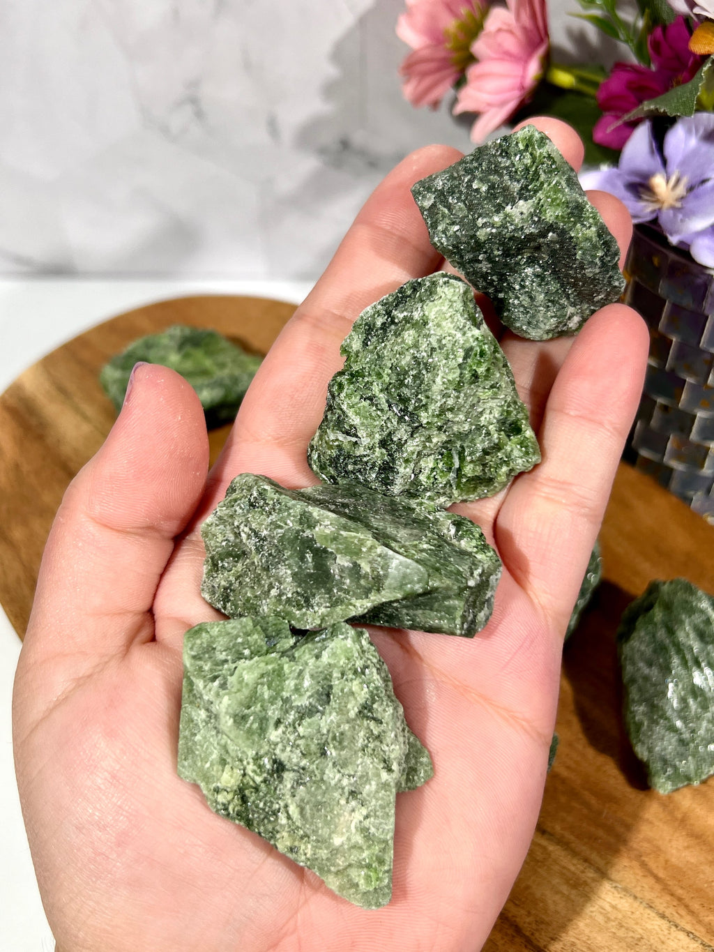 Chrome Diopside Raw/Natural Chunk