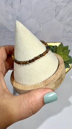 4mm Faceted Tiger's Eye Bracelet